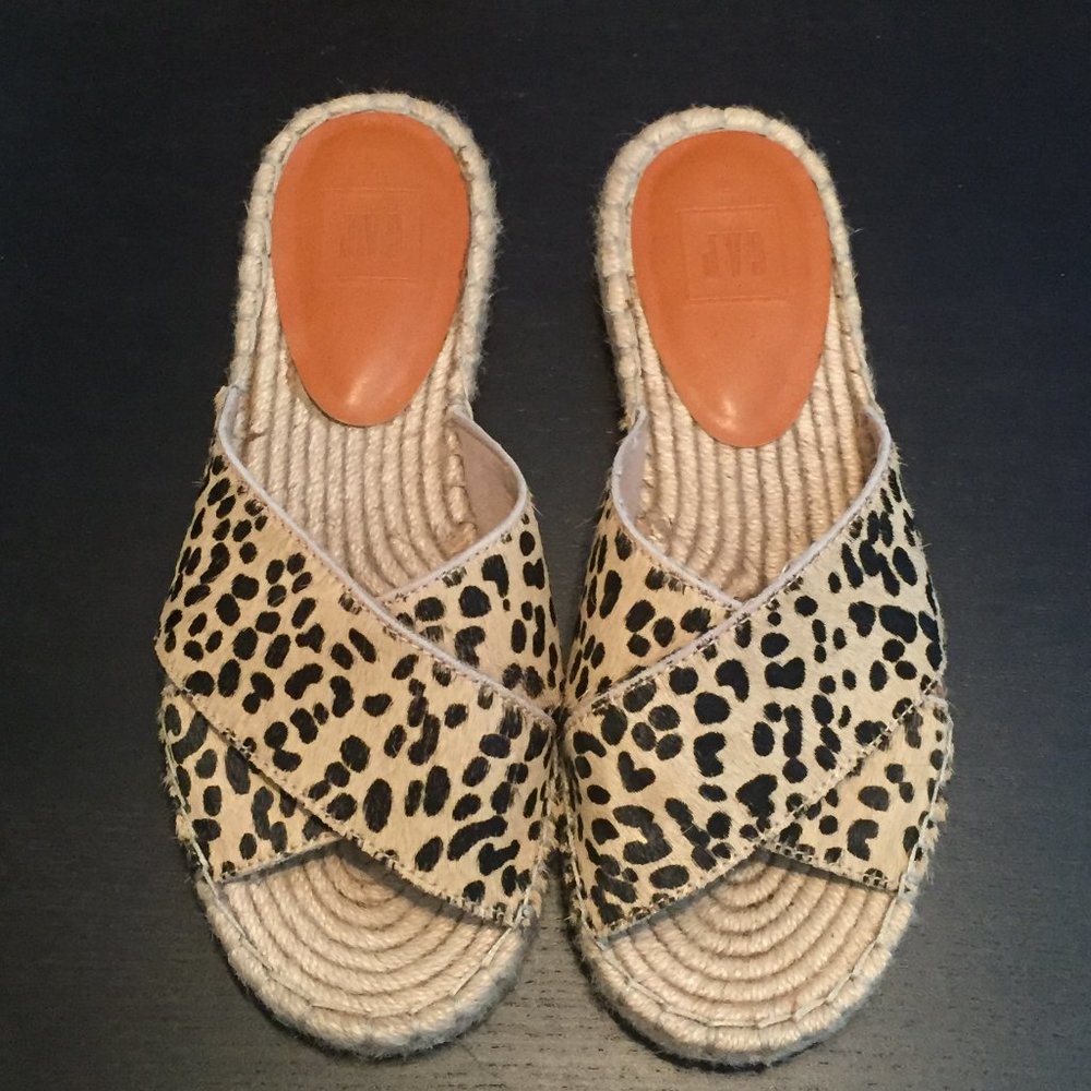 Gap Leopard Espadrille Sandal